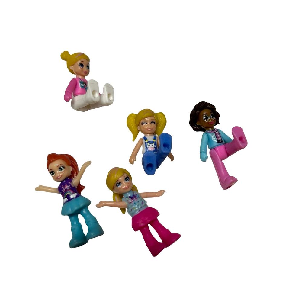 Mattel Polly Pocket Micro Dolls Lot of 5
